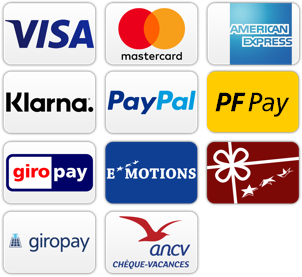 Logos der bereitgestellten Bezahlanbieter